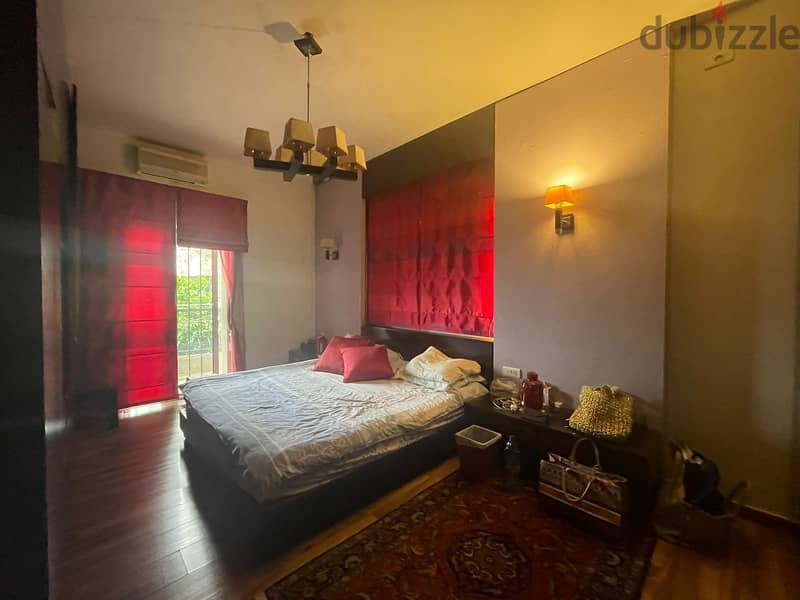 One Floor Apartment for Sale in Rabieh/Sea View/Terrace/Garden 8