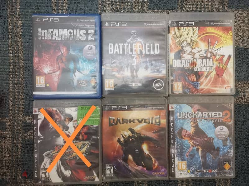 Ps3, ps4 and ps5 games used + ps3 consoles 7