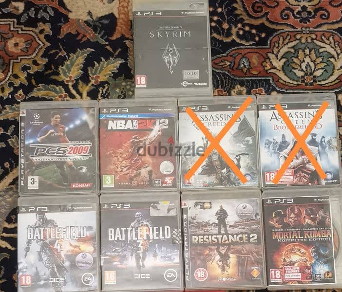 Ps3, ps4 and ps5 games used + ps3 consoles 8