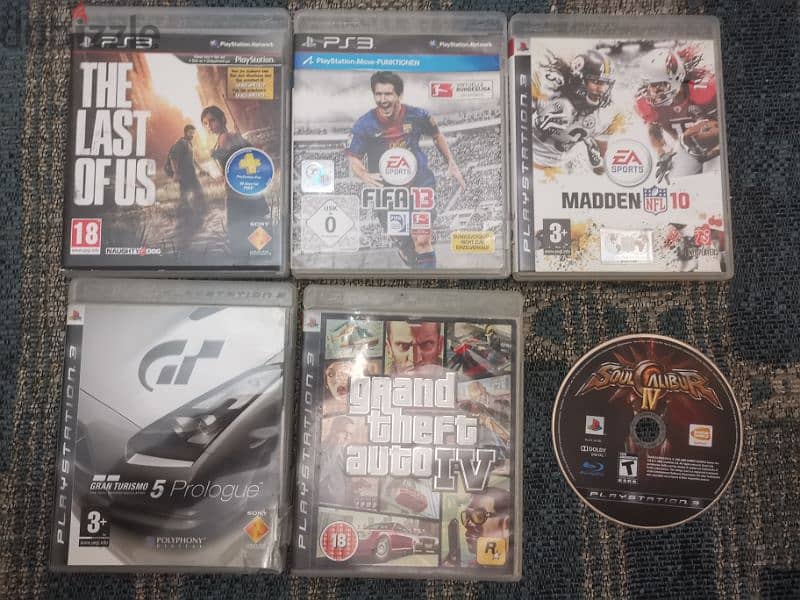 Ps3, ps4 and ps5 games used + ps3 consoles 9