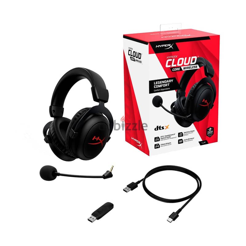 HyperX Cloud core wireless pro gaming headset 0