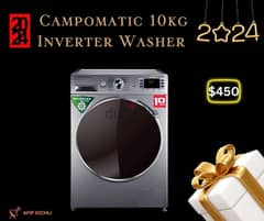 Campomatic 10kg Inverter Washer كفالة سنة
