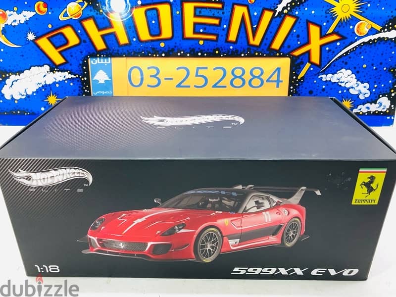 1/18 diecast Super Rare Ferrari 599 XX Evolution #11 IN BOX 1