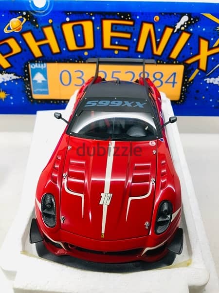 1/18 diecast Super Rare Ferrari 599 XX Evolution #11 IN BOX 4