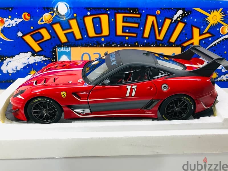 1/18 diecast Super Rare Ferrari 599 XX Evolution #11 IN BOX 10