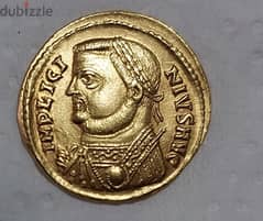Roman Gold Coin for Emperor Licinius year 313 weight 4.91 gram 0