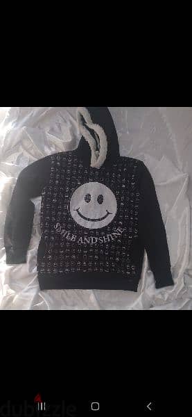 hoodie black white Xs to xL 3