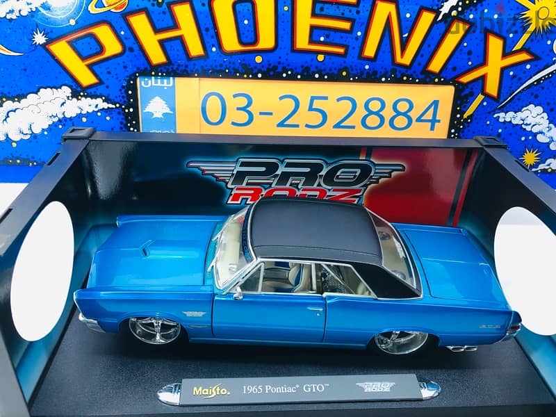 1/18 Pro Rodz Pontiac GTO 1965 (Out of Print)Boxed 4