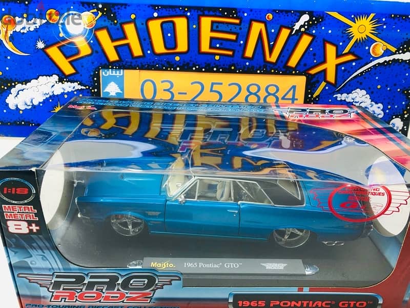 1/18 Pro Rodz Pontiac GTO 1965 (Out of Print)Boxed 15