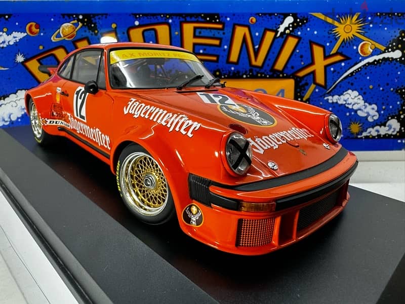 1/18 diecast Porsche 934  1976 #12 (LIMITED 750 PIECES) Jägermeister 3