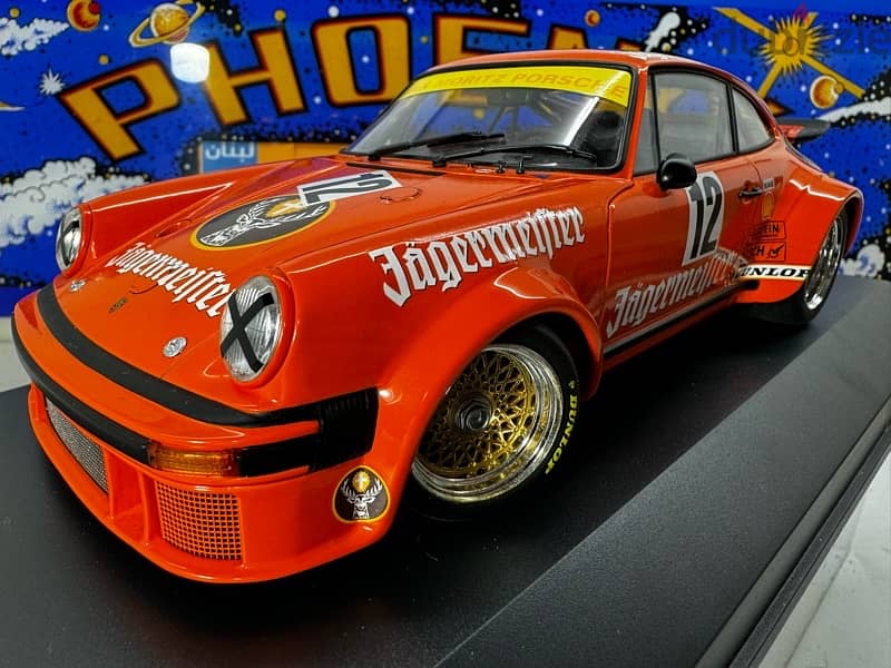 1/18 diecast Porsche 934  1976 #12 (LIMITED 750 PIECES) Jägermeister 6