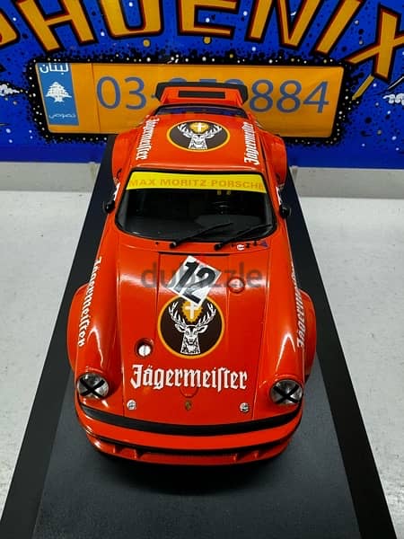 1/18 diecast Porsche 934  1976 #12 (LIMITED 750 PIECES) Jägermeister 8