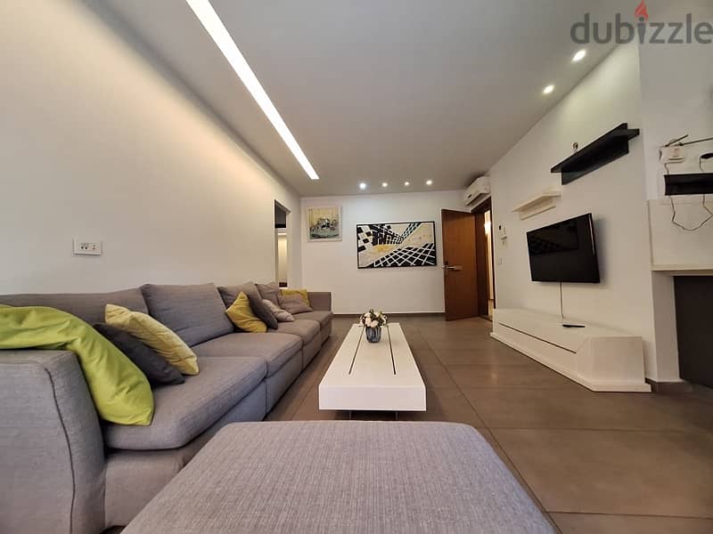 A very nice furnished modern apartment with Terrace in Mansourieh. 1