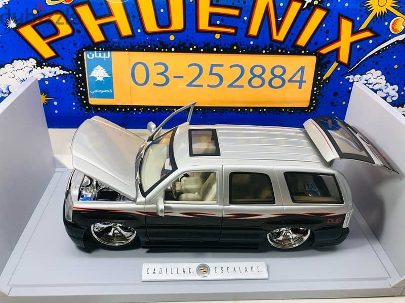 1/18 diecast Cadillac Escalade DUB CITY Spinner Rims (Out of Print ...