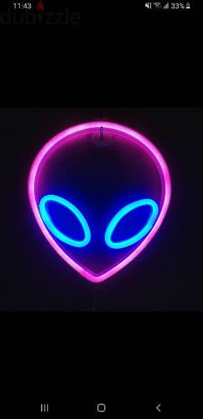 Neon signs (batteries or USB) 3