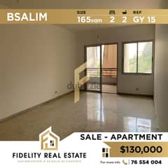 Apartment for sale in Bsalim GY15