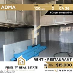 Store or Restaurant for rent in Adma CA36
