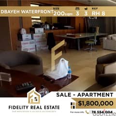 Apartment for sale in Dbayeh Waterfront  RH8 0