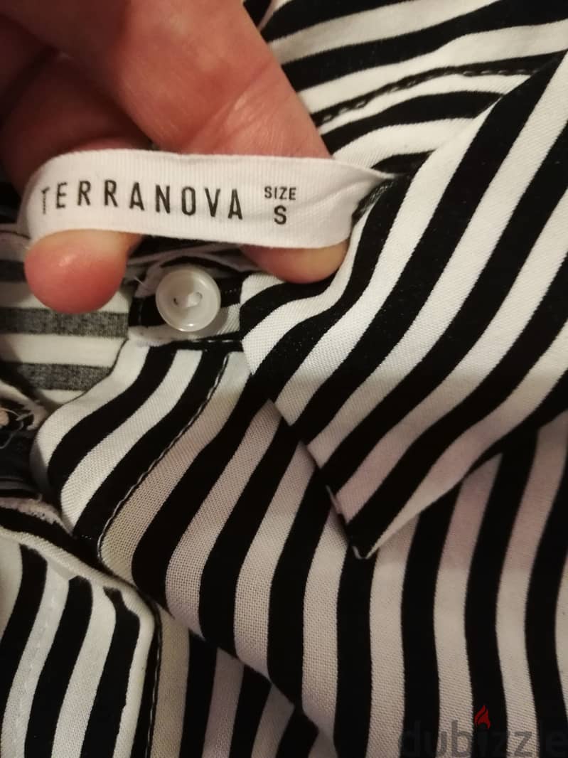 Terranova shirt dress striped 1