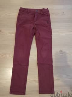 tape a loeil pants burgundy