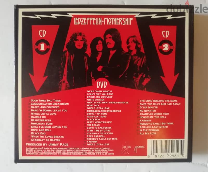 Led Zeppelin "Mothership" 2 cds + dvd special box set 4