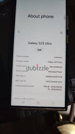 Galaxy s23 ultra 256 gb (broken screen)