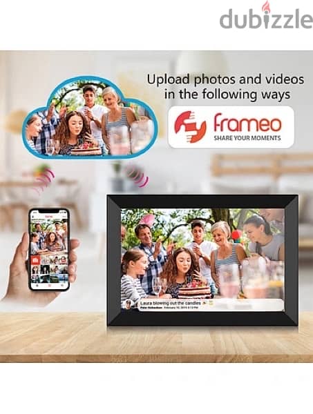 FRAMEO Wifi Digital Picture Frame 8 inch 1
