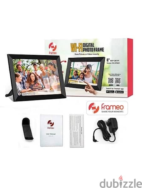 FRAMEO Wifi Digital Picture Frame 8 inch 8