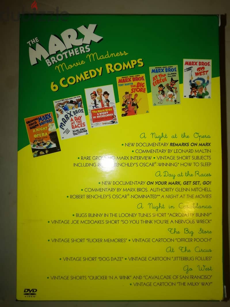 The Marx brothers original 6 DVD movies collection box set 3