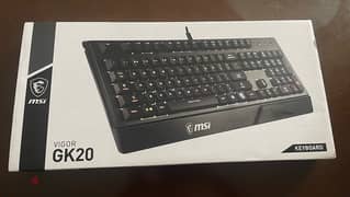 MSI gaming Keyboard and AURA gaming mouse for sale