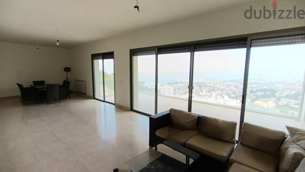 Apartment for sale in Mtayleb/ Amazing Seaview/ Furnished 1