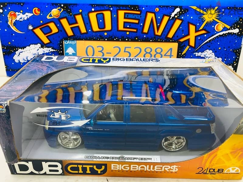 1/18 diecast Cadillac Escalade EXT.  (DUB CITY) RARE 18