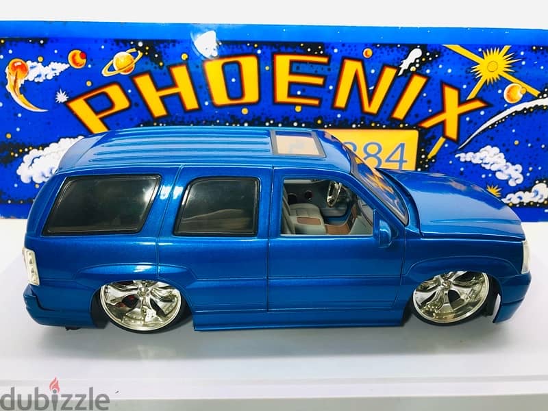 1/18 diecast Cadillac Escalade Spinner Rims DUB CITY BIG BALLERS 7