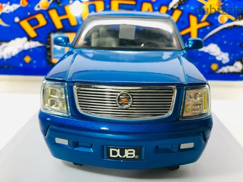 1/18 diecast Cadillac Escalade Spinner Rims DUB CITY BIG BALLERS 11