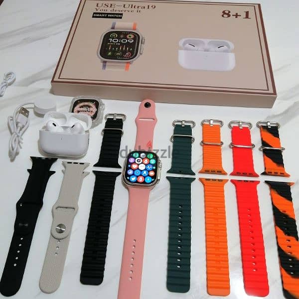 15$ SMART WATCH ULTRA 2 & 8 STRAPS + AIRBUDS PRO 2
WORKS ON PHONES 17