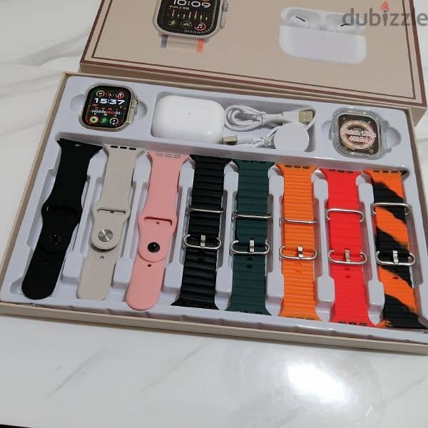 15$ SMART WATCH ULTRA 2 & 8 STRAPS + AIRBUDS PRO 2
WORKS ON PHONES 19