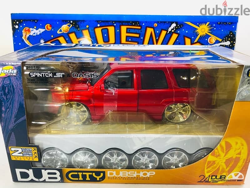 1/18 diecast Cadillac Escalade Spintek Rims (customisable) by Jada 9