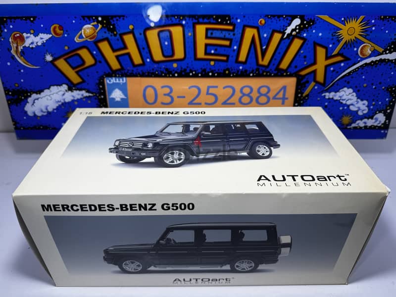 1/18 diecast Autoart Mercedes G500 Diamond black 2013 2