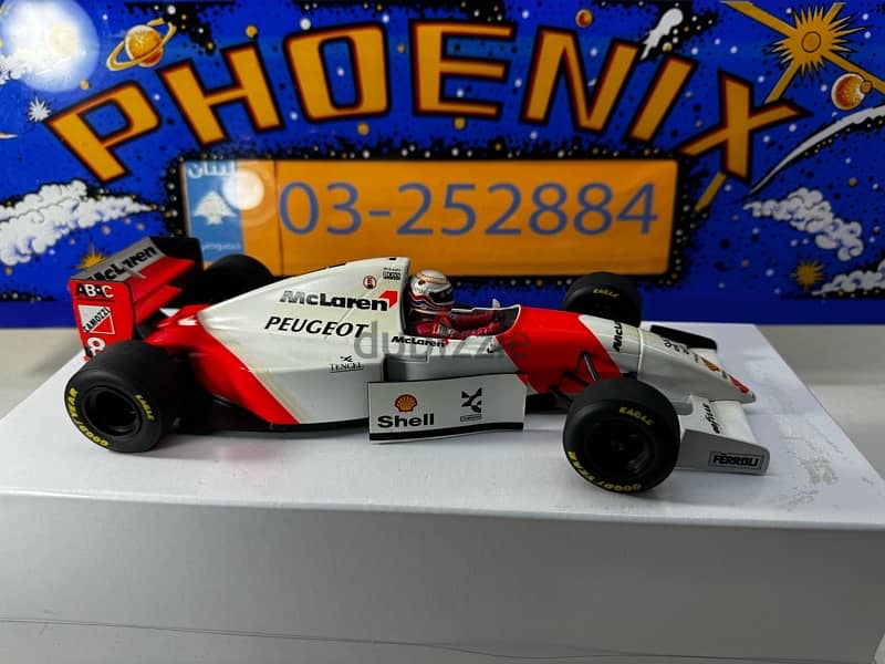 1/18 diecast F1 Mclaren MP 4-9 Brundle 1994 by Minichamps 1