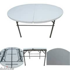 Round Folding table