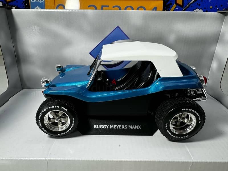 1/18 diecast Buggy Meyers Manx BLUE SOFT TOP VW 1.3 L Engine by Solido 6