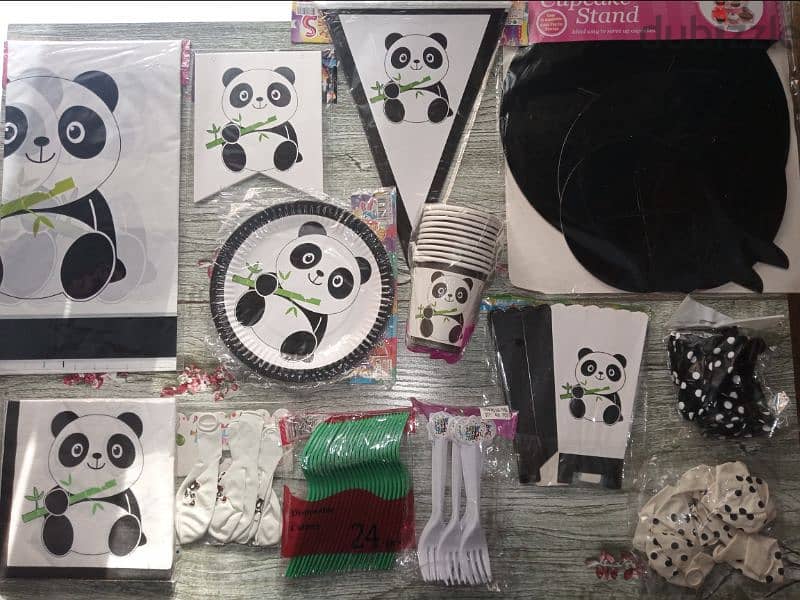 cute panda birthday decoration 8