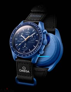 Omega X Swatch; mission to neptune (with box and papers)