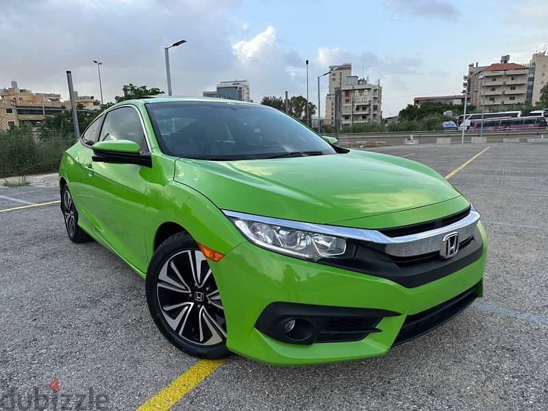 Honda Civic Coupe Ex-T 2018 Like New 2