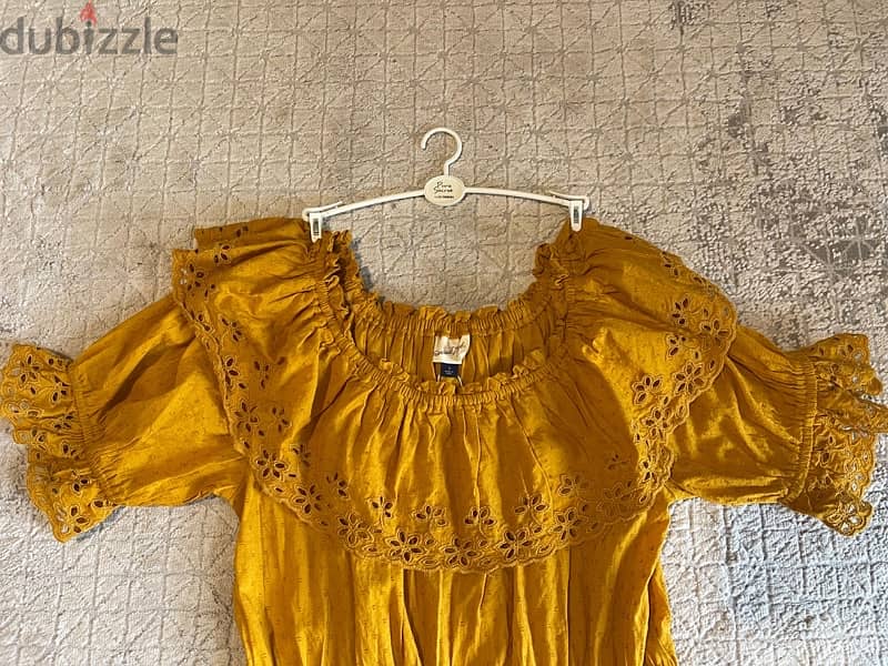 New mustard color blouse 1