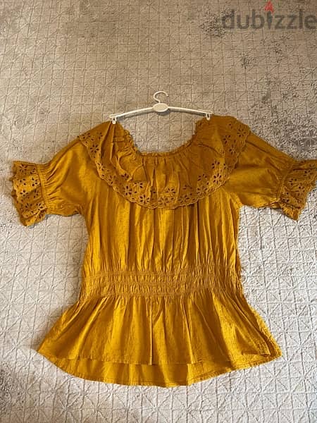 New mustard color blouse 2
