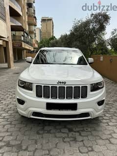 Jeep Grand Cherokee Altitude 2015 white on black (CLEAN CARFAX)