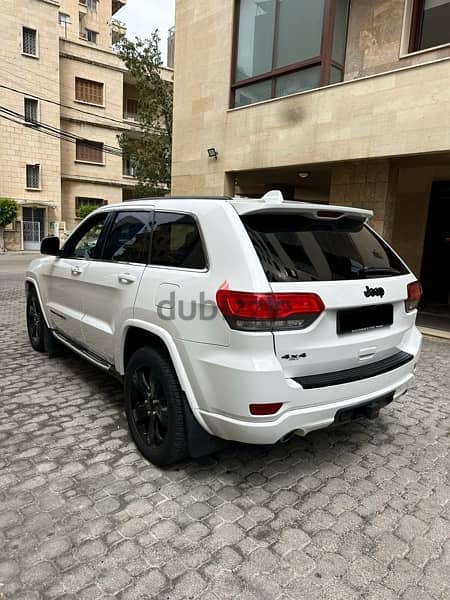 Jeep Grand Cherokee Altitude 2015 white on black (CLEAN CARFAX) 3