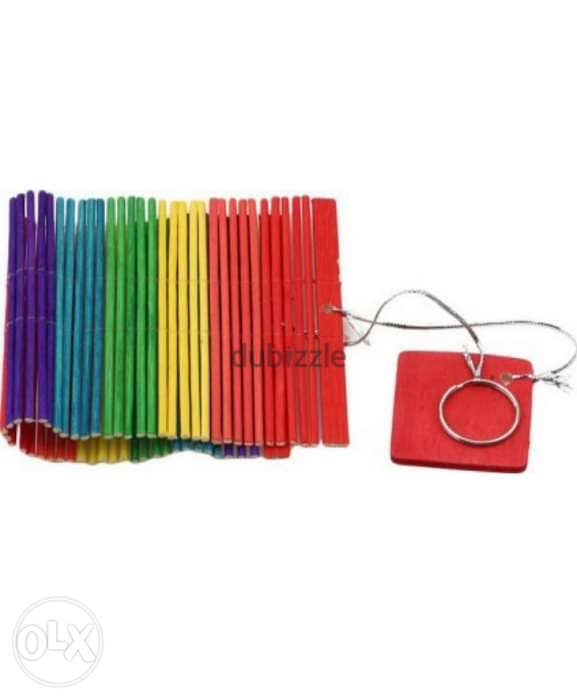 3D wind spining colorful wood hanger 10 $ 2