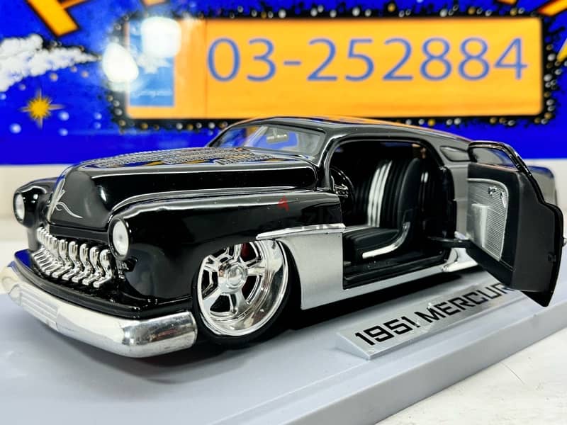 1/18 diecast 51’ Mercury OLD SKOOL (COLORADO CUSTOMS RIMS) DUB CITY 3